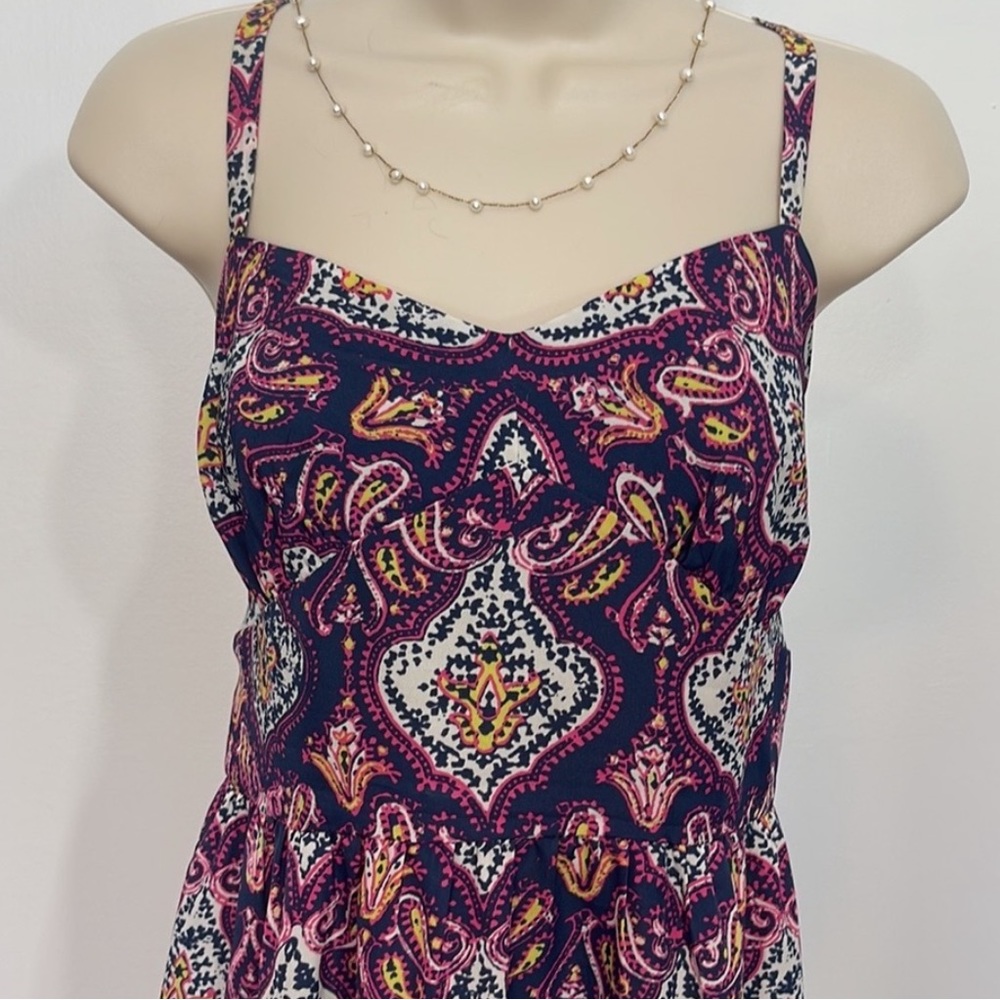 J. Crew Paisley Medallion Print Sundress - Picture 4 of 7